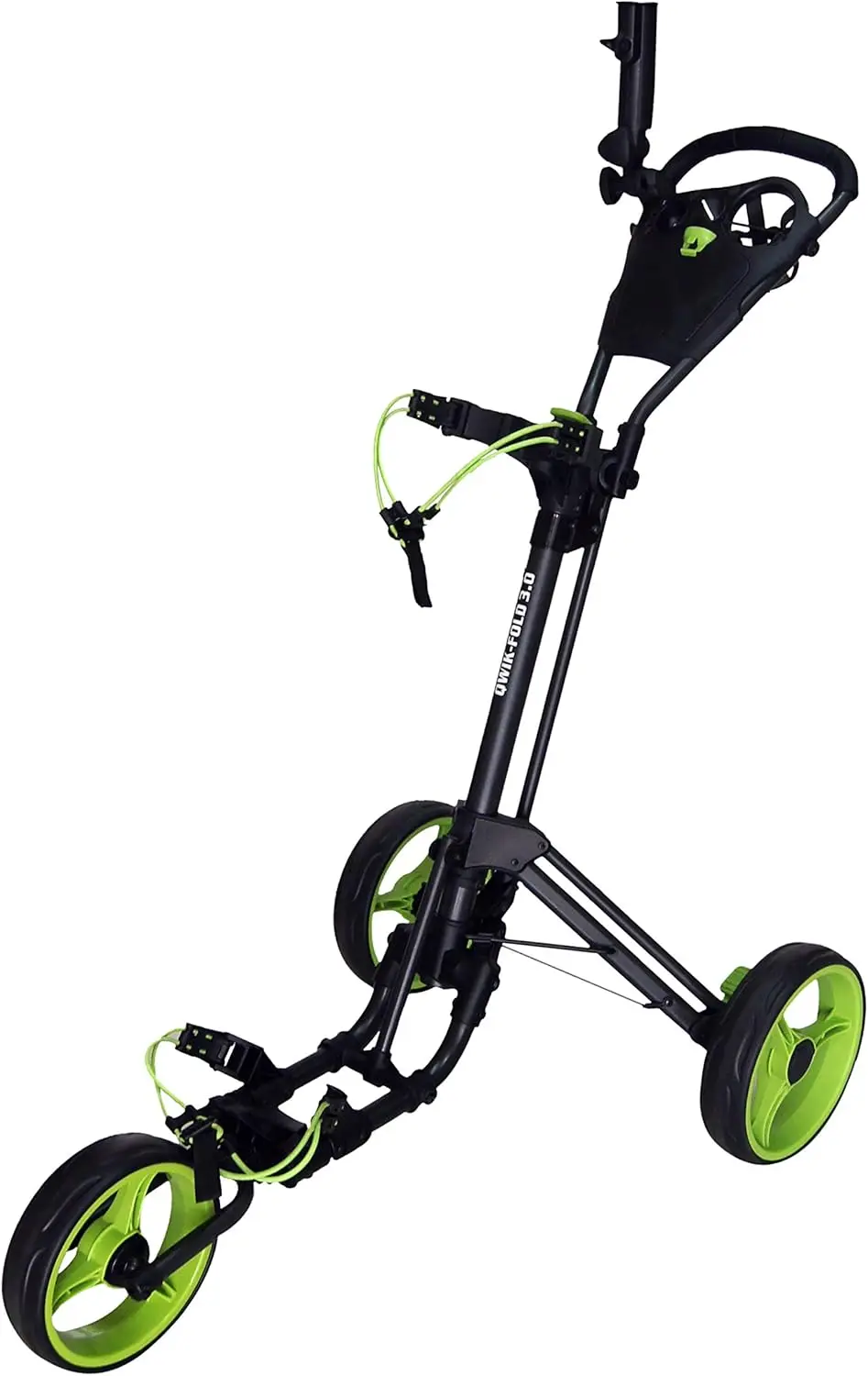 Push Pull Golf CART - Foot Brake - ONE Second to Open & Close!