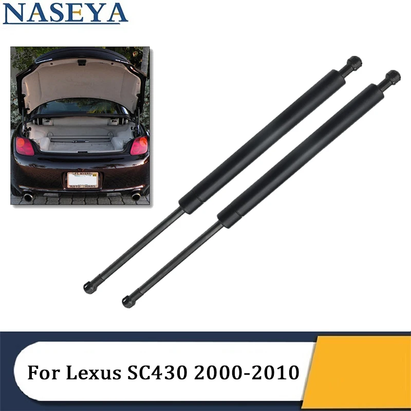 

For Lexus SC430 Base Convertible 2-Door 2002-2009 2010 With Spoiler Car Rear Trunk Tailgate Lift Supports Strut Shocks