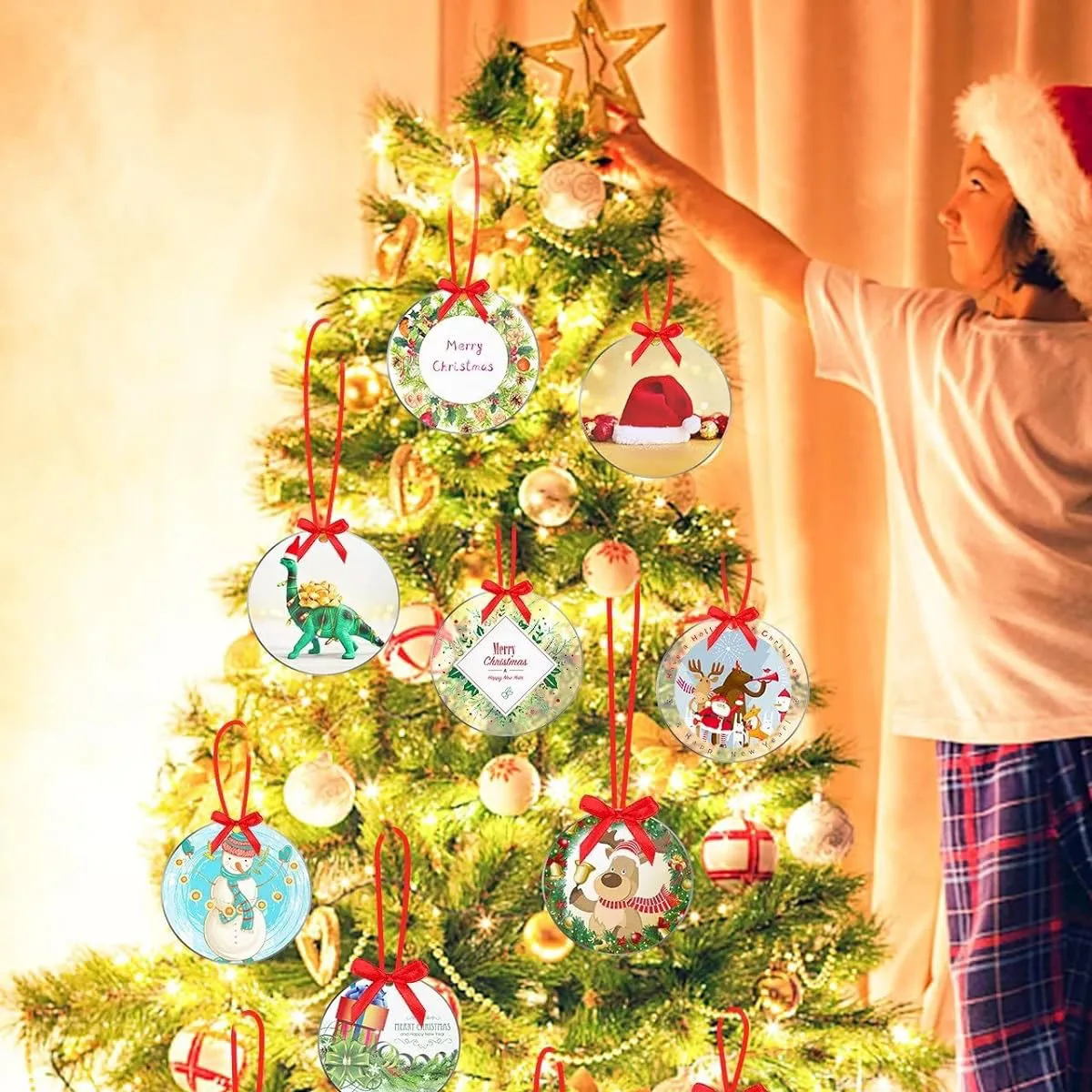 10 pçs discos redondos acrílicos claros círculos em branco para artesanato diy pintura projetos de arte suportes de bolo porta-copos