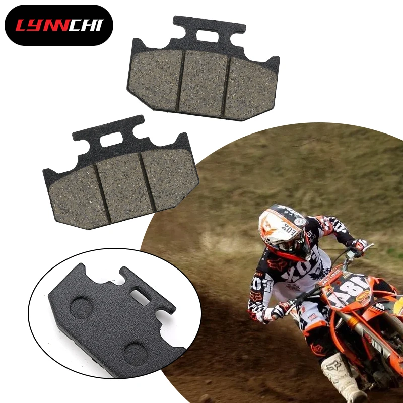 

LYNNCHI Motorcycle Parts Tools Rear Brake Pads Disks Shoes For 50cc 70cc 90cc 110cc ATV Quad Taotao Electric Scooter Dirt Bike