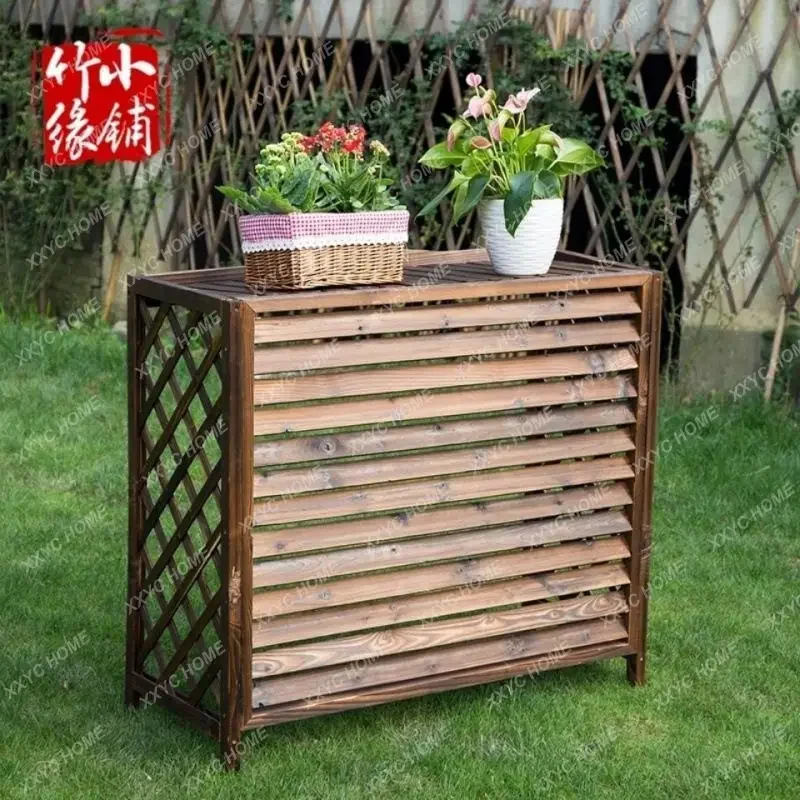 AC Condenser Cover Universal Air Conditioner Cover Outdoor Louver Grille Rainproof and Sun Protection Dustproof Protective Cover