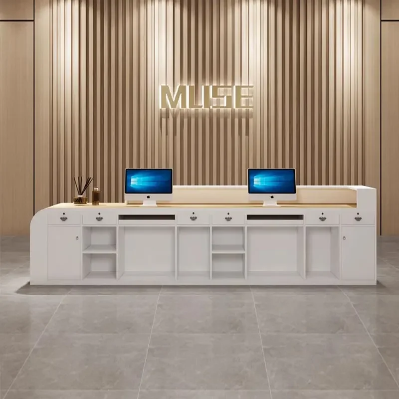 

AASimple Modern Reception Desk Paint Checkout Page Office Bar Simple Reception Desk Company Hotel Rezeption Theke Furniture