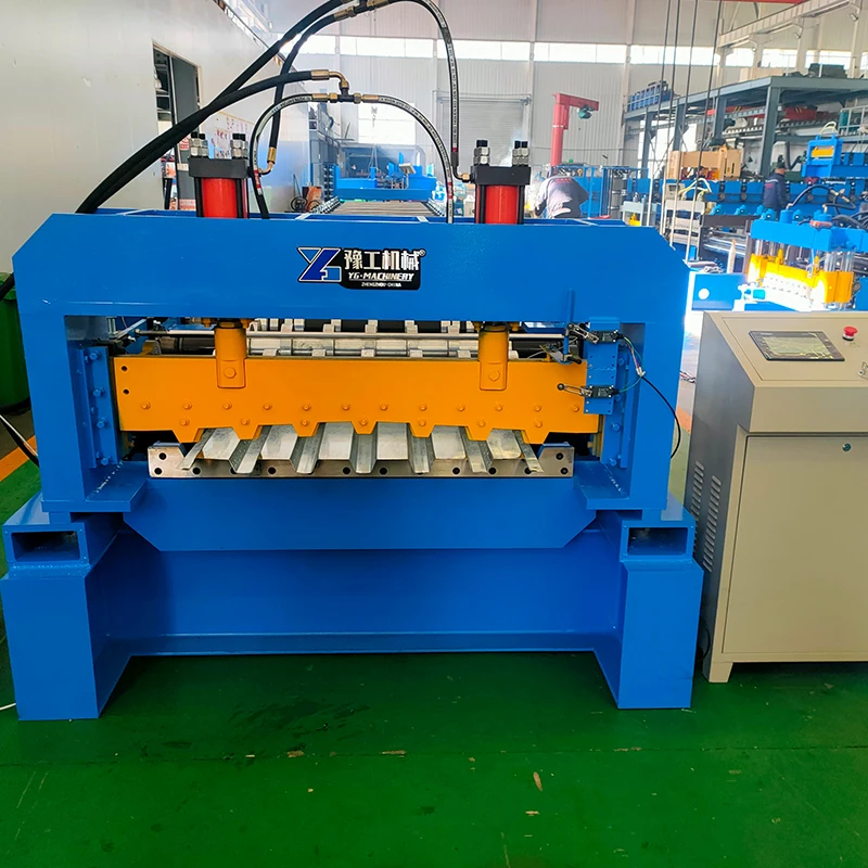 Double Layer Trapezoidal Glazed Steel Roof Tile Roll Forming Machine Hot Sale