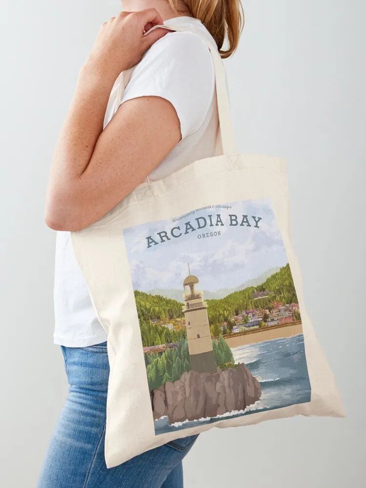 Life is Strange - Arcadia Bay Travel Official Tote Bag canvas tote bag luxury women Cloth bag hand ladies