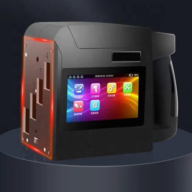 Portable Handheld Inkjet Printer Small Coding Machine LOGO QR Code 10CM High Ink Figures Carton Box Printing Machine