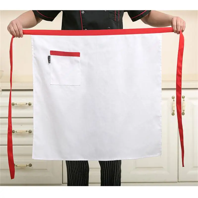 Chef Apron Special Kitchen Mens Hotel Restaurant Restaurant Back Kitchen Half-length Short Apron Household Cleaning