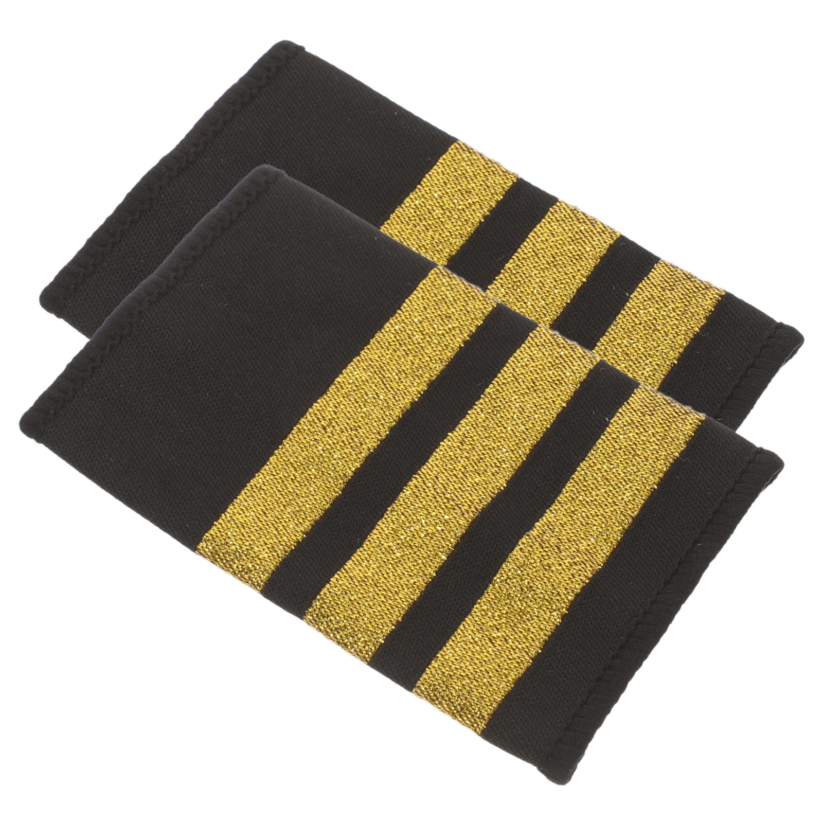 

Pilot's Epaulettes Vintage Shoulder Applique Ribbon Epaulets Uniform Boards Man Pilots