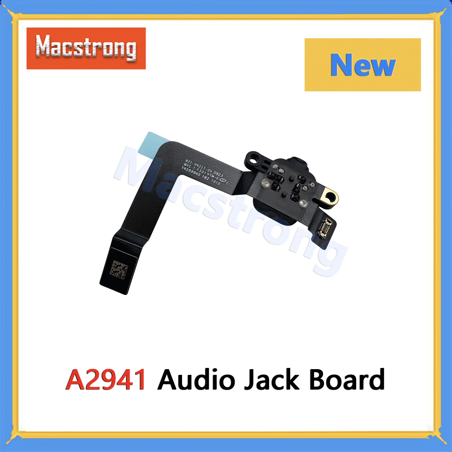 

New A2941 Audio Headphone Jack for Macbook Air Retina 15.3" 2023 M2 A2941 Audio Jack Board Cable 821-04217-04/A 2023 Year