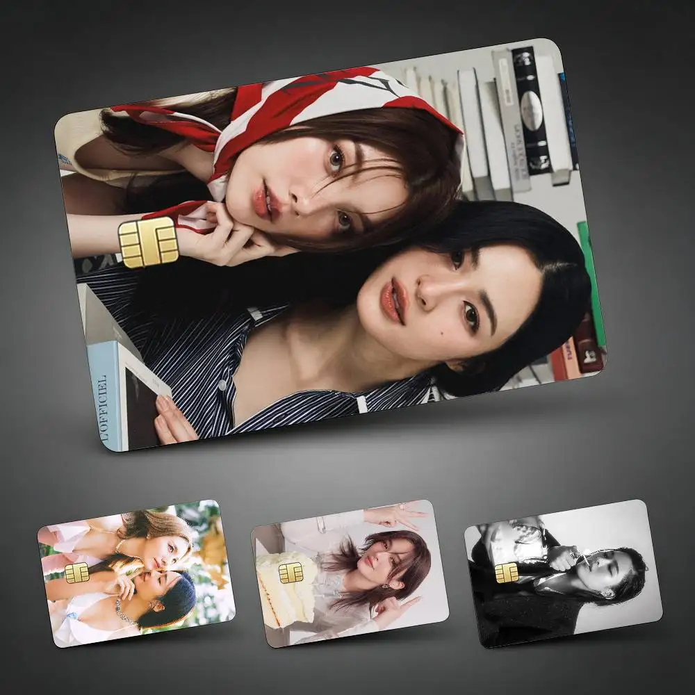 Actress L-Lingling Kwong LingOrm Credit Card Skin Stickers For VISA Bank Bus Metro Access Card Protective Film Cover Sticker