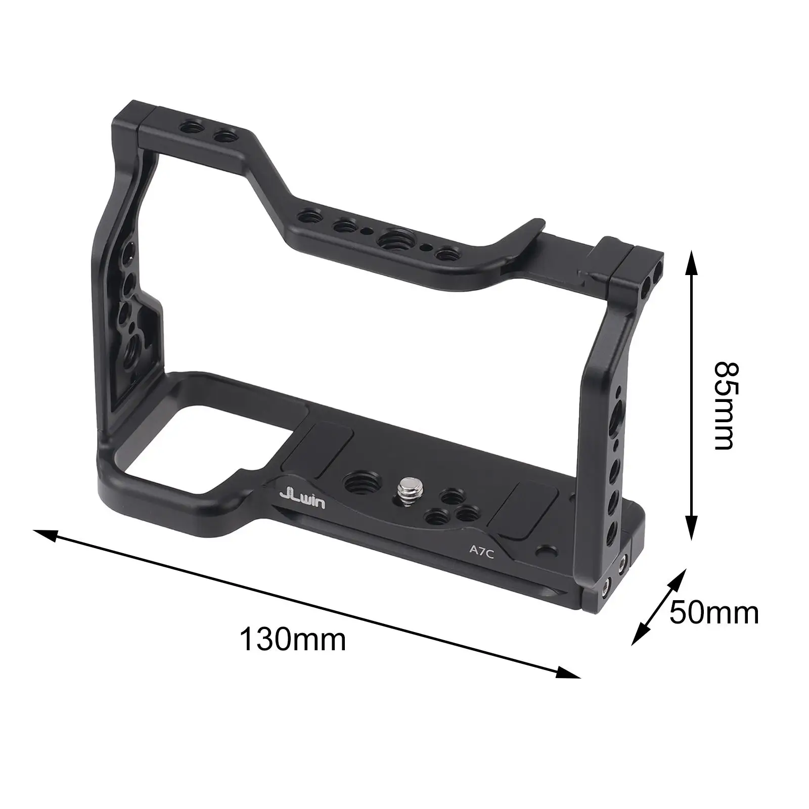 قفص أرنب للكاميرا 1/4 بوصة و3/8 بوصة مثبت يدوي لـ A7C