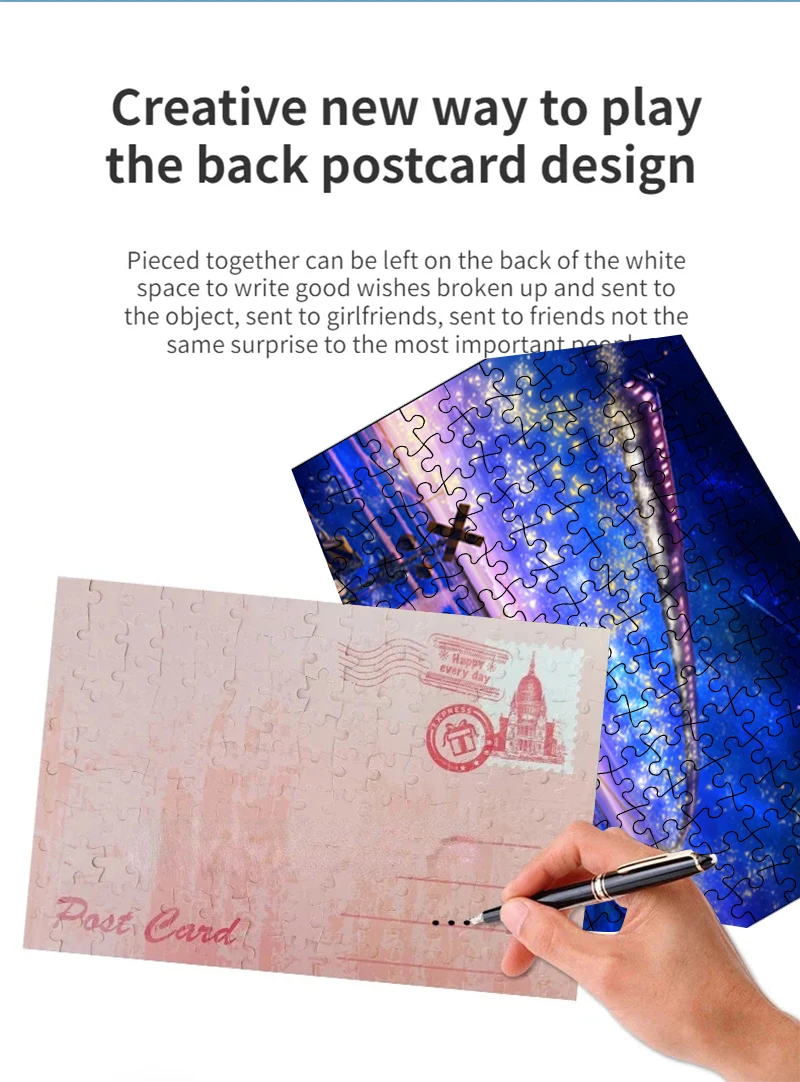 150PCS Mini Test Tube Jigsaw Puzzles Star Train Decompression Toy Landamark Puzzle Fridget Puzzle Game Family Decoration