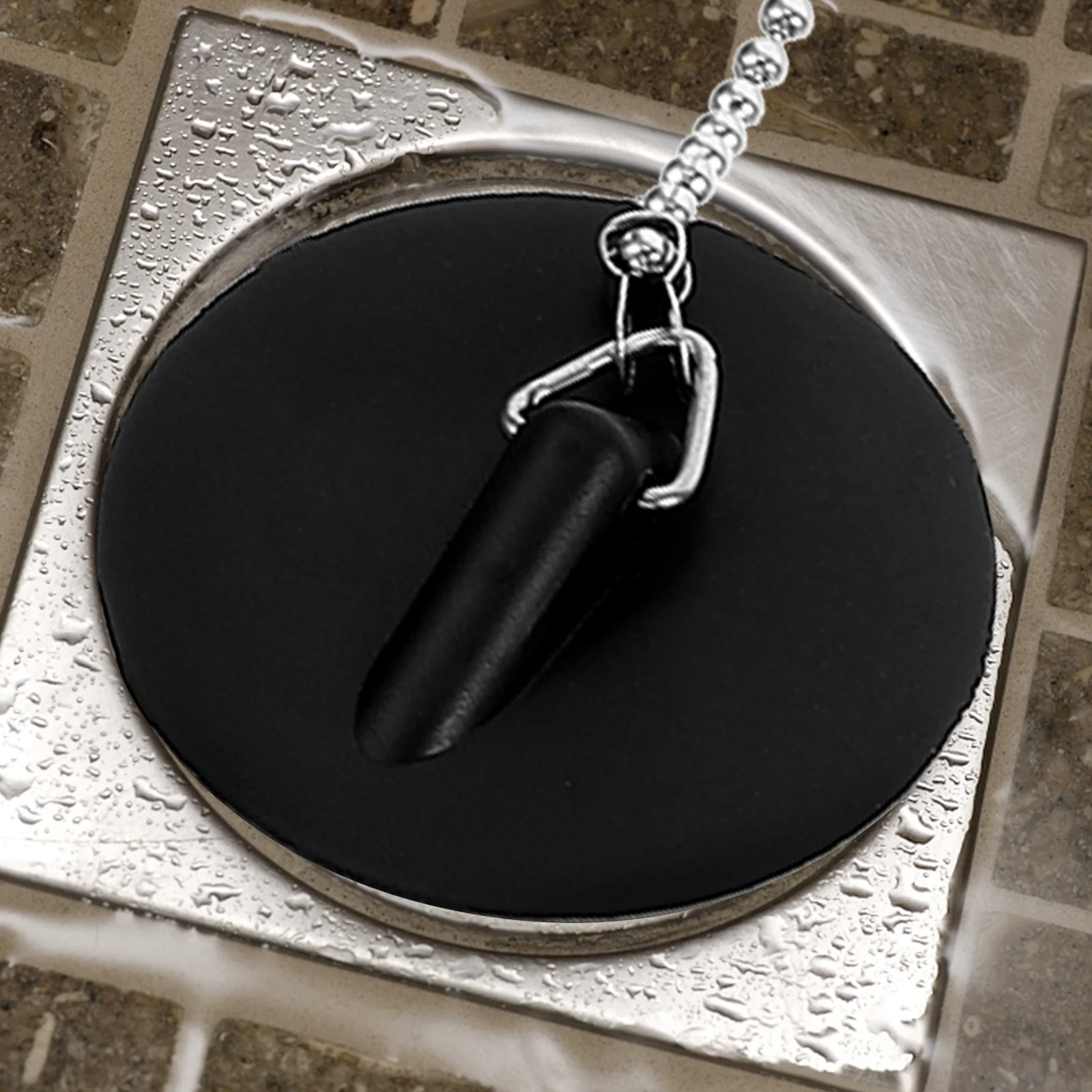 

Turtle Style Bathtub Stopper Chain Rubber Tub Plug Drain Plug Bath Tub Stopper for Sink Drain Bathtub Stoppers