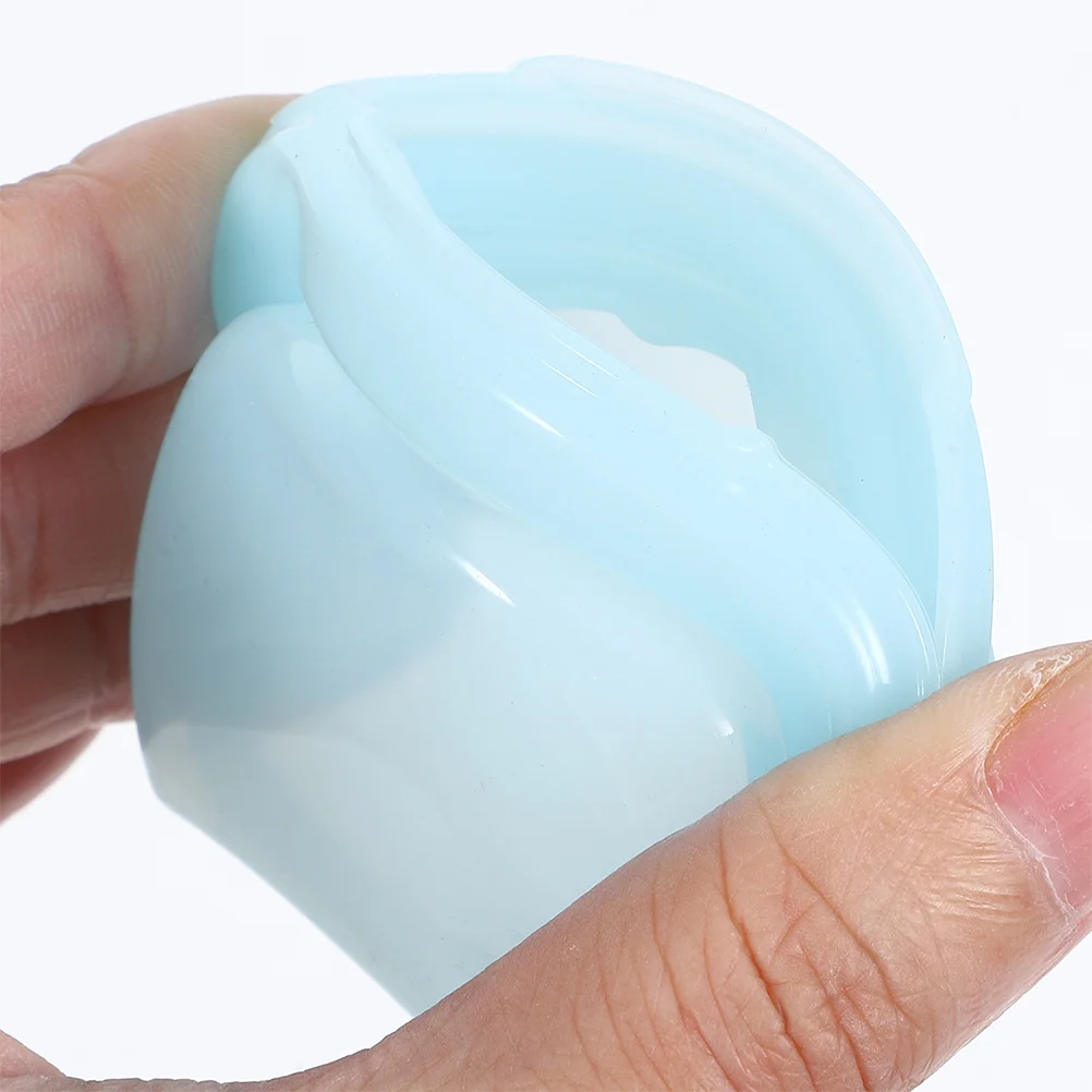 

2Pcs Clear Portable Medicine Pouch Reusable Silicone Pill Bags Travel Daily Organizer Small Sealable Storage Case