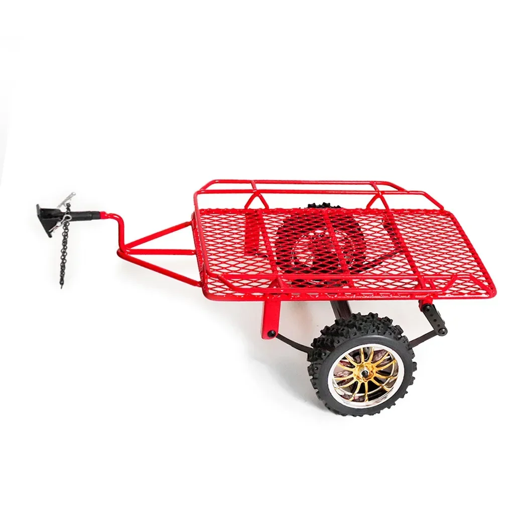 โลหะ RC Trailer Hopper กรอบจําลองสําหรับ 1/10 Rock Crawler รถบรรทุก Trail Trxs TRX-4 TRX4 Axial SCX10 RC4WD D90 CC01