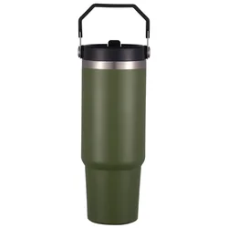 2024 All Size 30oz 40oz Tumbler with Handle Stainless Steel Thermos Iced Travel Mug