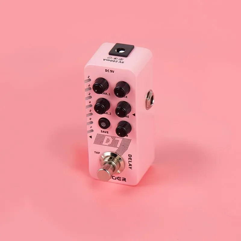 Mooer Guitar Tone Capture D7 Delay Preset Slots True Individual EQ Pedal Bypass Full Metal Shell Gitarreneffektpedal