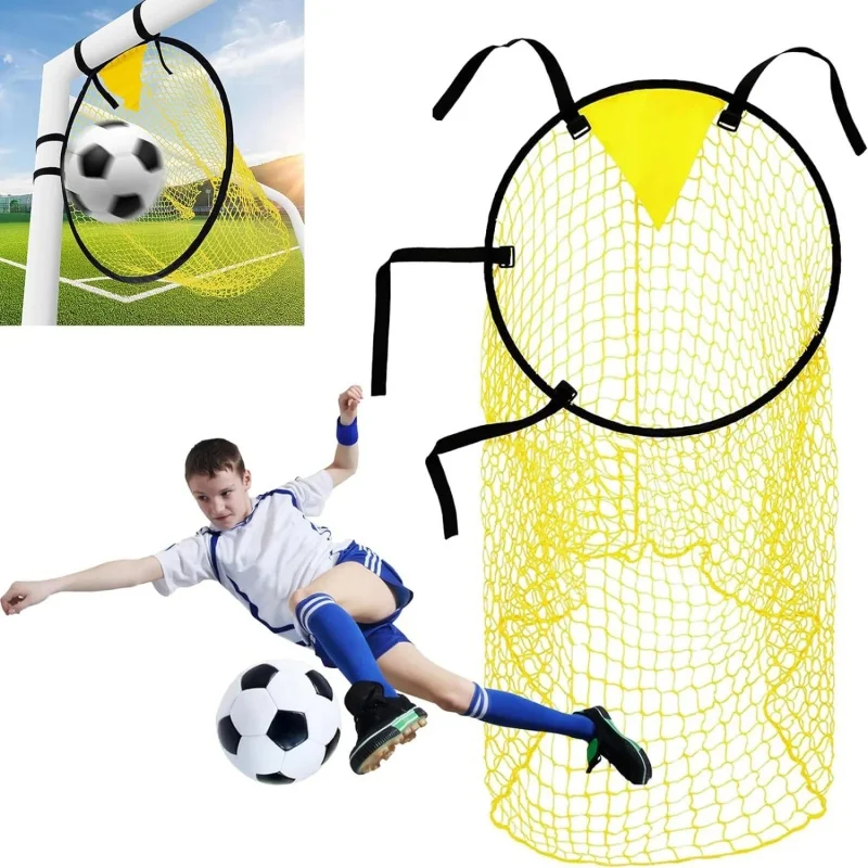 Soccer Training Equipment Football Training Shooting Target Net Soccer Goal Youth Free Kick Practice Shooting Net Football Pouch