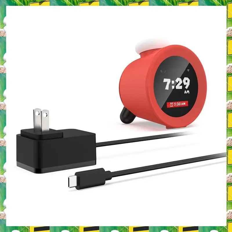 3C Electron For Sound Clock Alarmo Alarm Clock Charger For Alarmo Smart Somatosensory Alarm Charger US Piug 1.5M US Plug,For Sou
