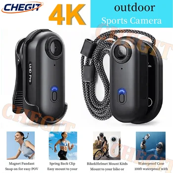 4K WiFi 1080P POV Magnetic Mini Action Camera Pocket Video Vlog Cam Helmet Motorcycle Bicycle Sports Holder Mount Recorder 1