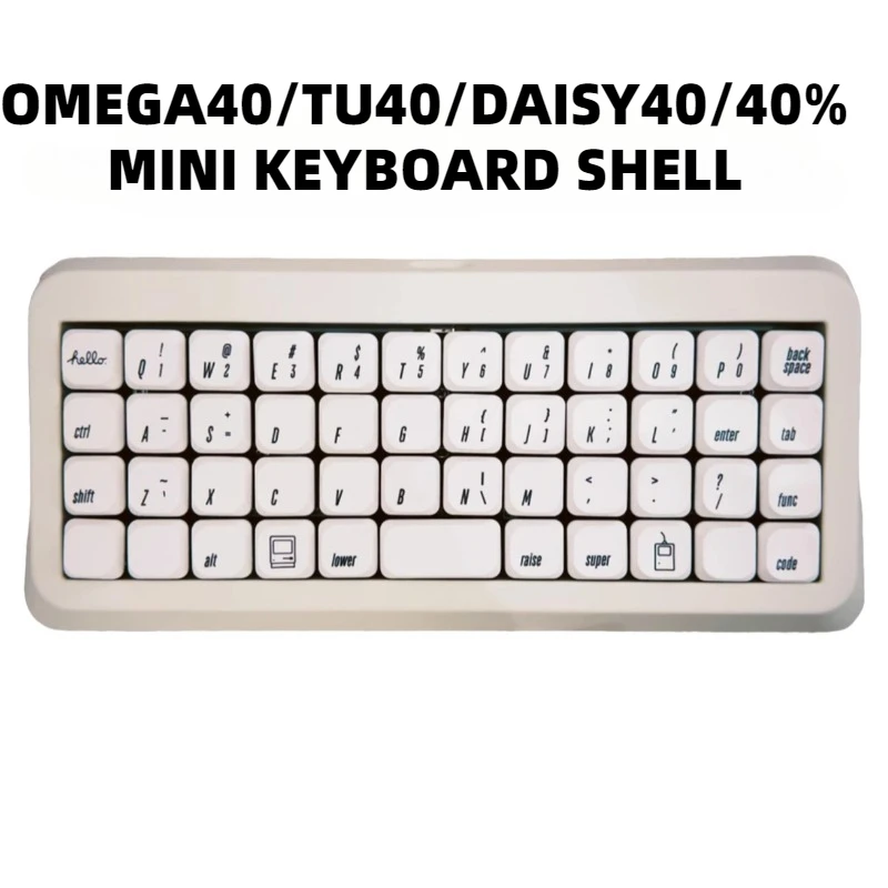 

MiFuny TU40 Мини-футляр для механической клавиатуры 40% полимерный индивидуальный корпус ручной работы для OMEGA40/daisy40 аксессуар для игровой клавиатуры подарок