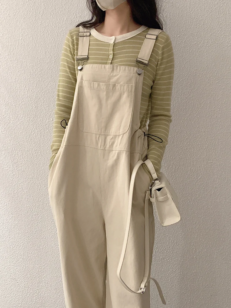 Jumpsuits For Wedding Woman Elegance Fashionable Ropa Juvenil Turtleneck Multi Cargo Apricot Pure Leisure Bodyshaping Romantic
