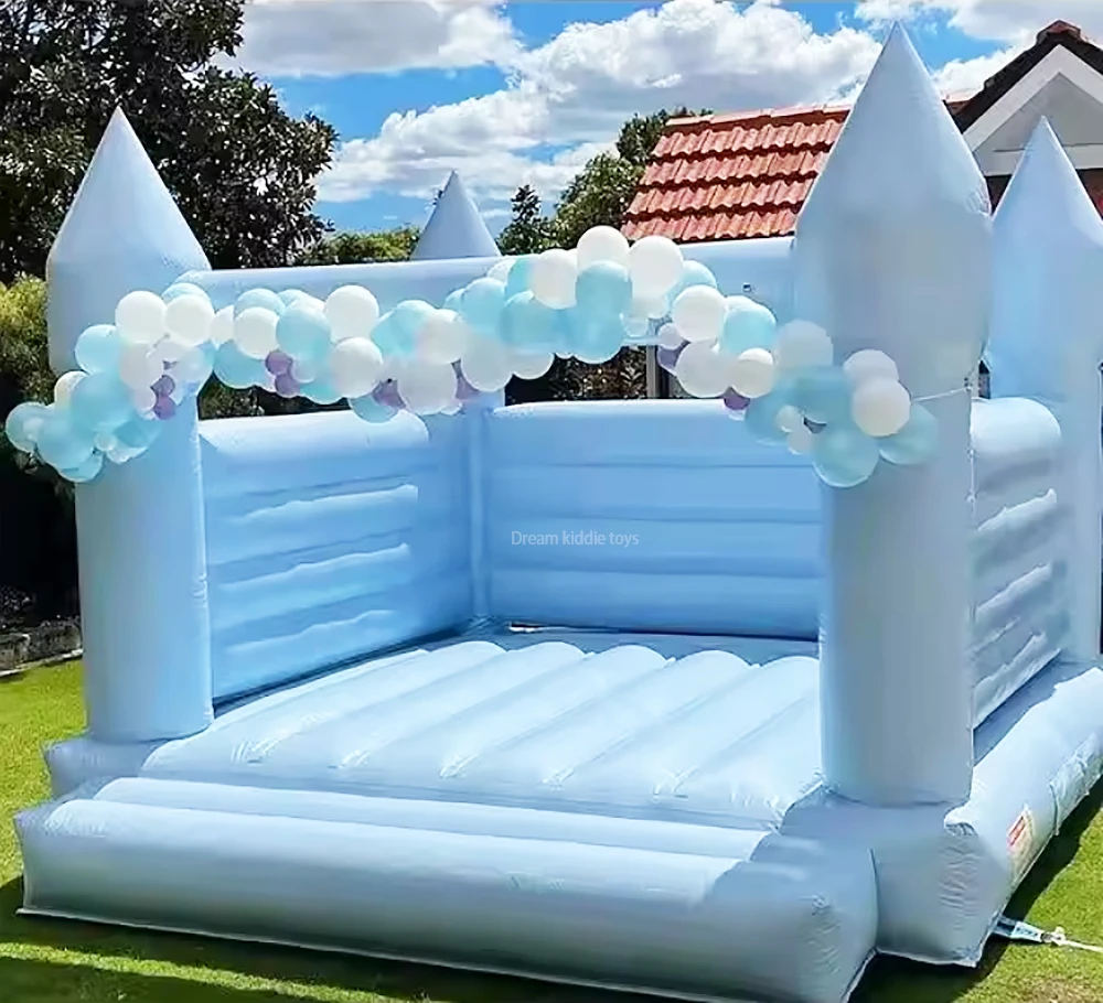 Commercial Luxury Wedding Bouncer Jumping Bouncy Castle Inflatable White Bounce House