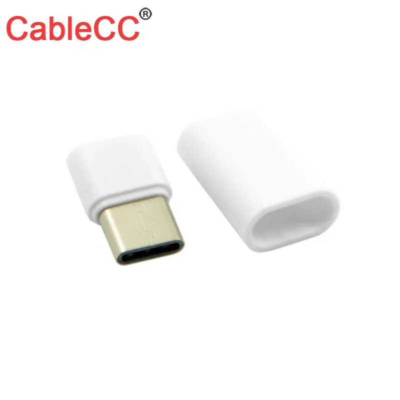 CY Xiwai   5set DIY 24pin USB 3.1 Type C USB-C Male Plug Connector SMT type with 3.5mm SR and Housing Cover