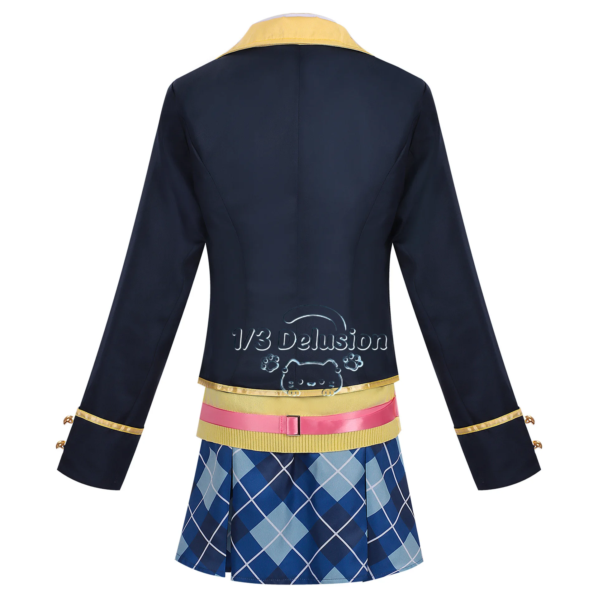 

PriPara Manaka Laala Cosplay Costume Cute School Uniform Women Full Set Anime Game Role Playing Halloween Party Outfit