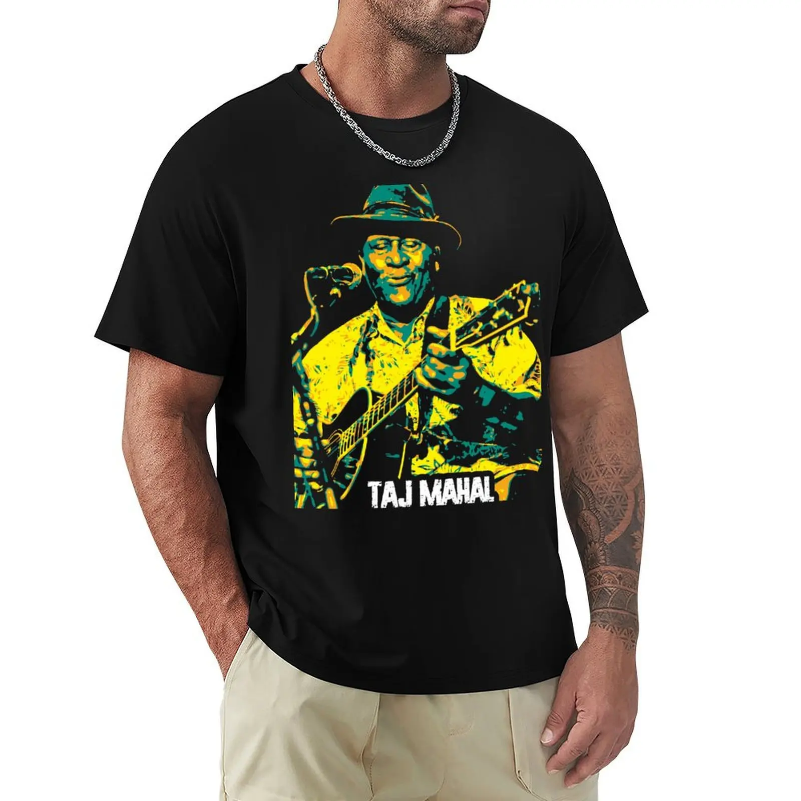 

Taj Mahal musician.Henry Saint Claire Fredericks v2 T-Shirt topping anime men tshirt