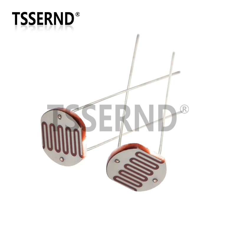 5pcs 12528 Light Dependent Resistor LDR 12MM Photoresistor Photosensitive GL12528 Photoconductive resistance