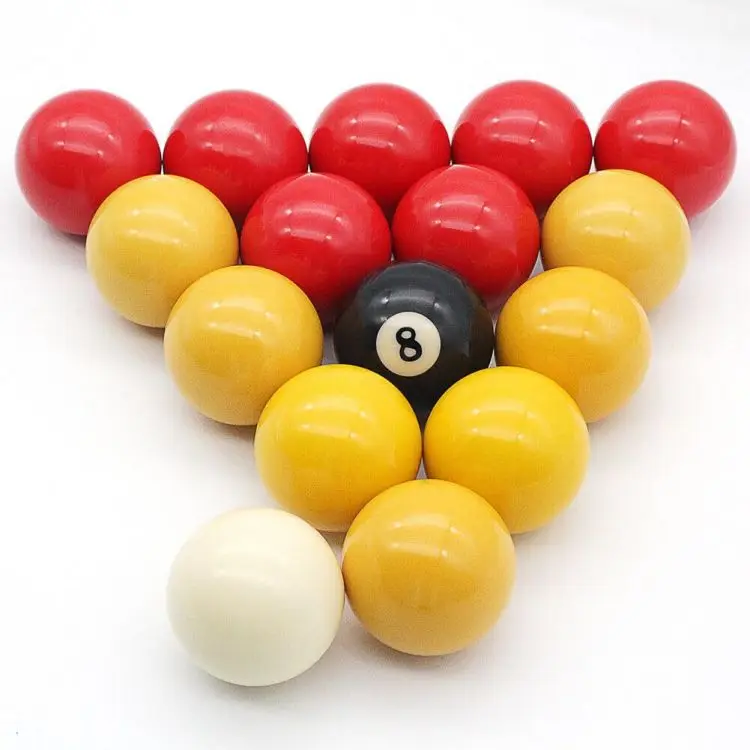 

Quality Professional Pub Pool Snooker Billiard Balls 2" Inch Yellow Red