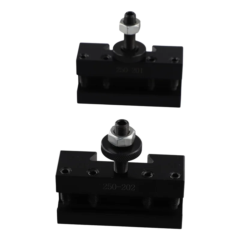 AY03-2Pcs mudança rápida ferramenta de torno cnc pós torneamento enfrentando suporte para tornos Tools-250-201 & 250-202