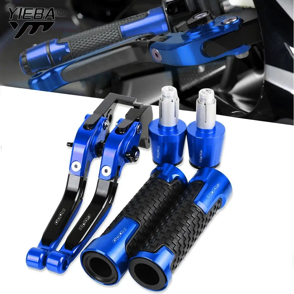 

Motorcycle Brake Clutch Levers Brake Lever Tie Rod Handlebar Grips End Plug For HONDA GROM MSX125 MXS 125 2014 2015 2016 2017