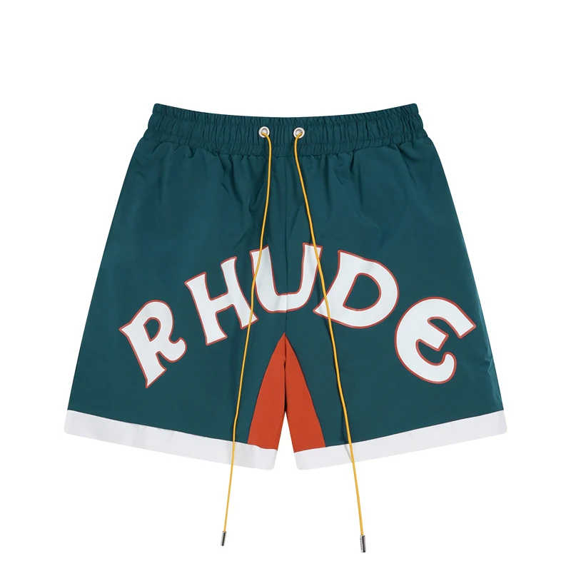 High Quality Streetwear Multi-color Rhude Beach Shorts Men Women Loose Breathable Casual Shorts
