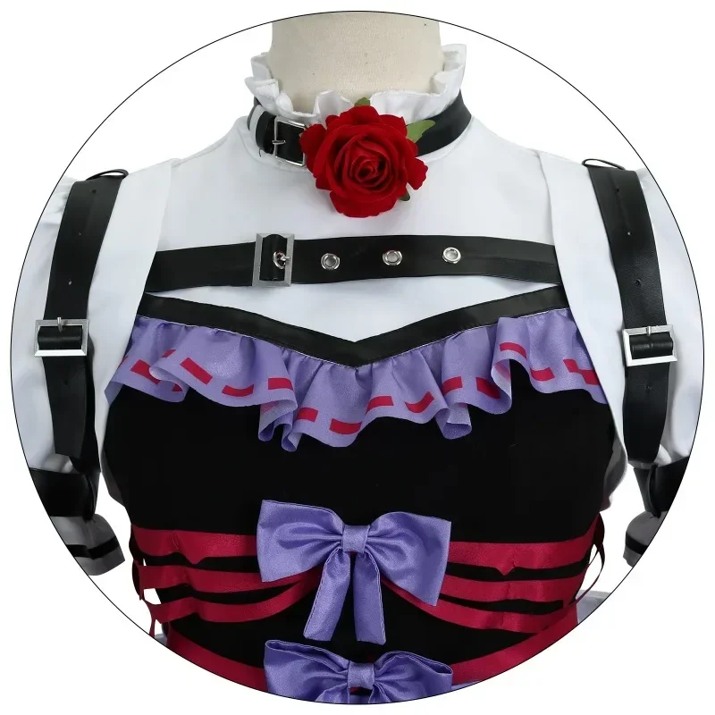 لعبة 2025 زي البستاني التأثيري مجموعة كاملة للهالوين الهوية الجديدة زي إيما وودز كرنفال حفلة الزي dsh3