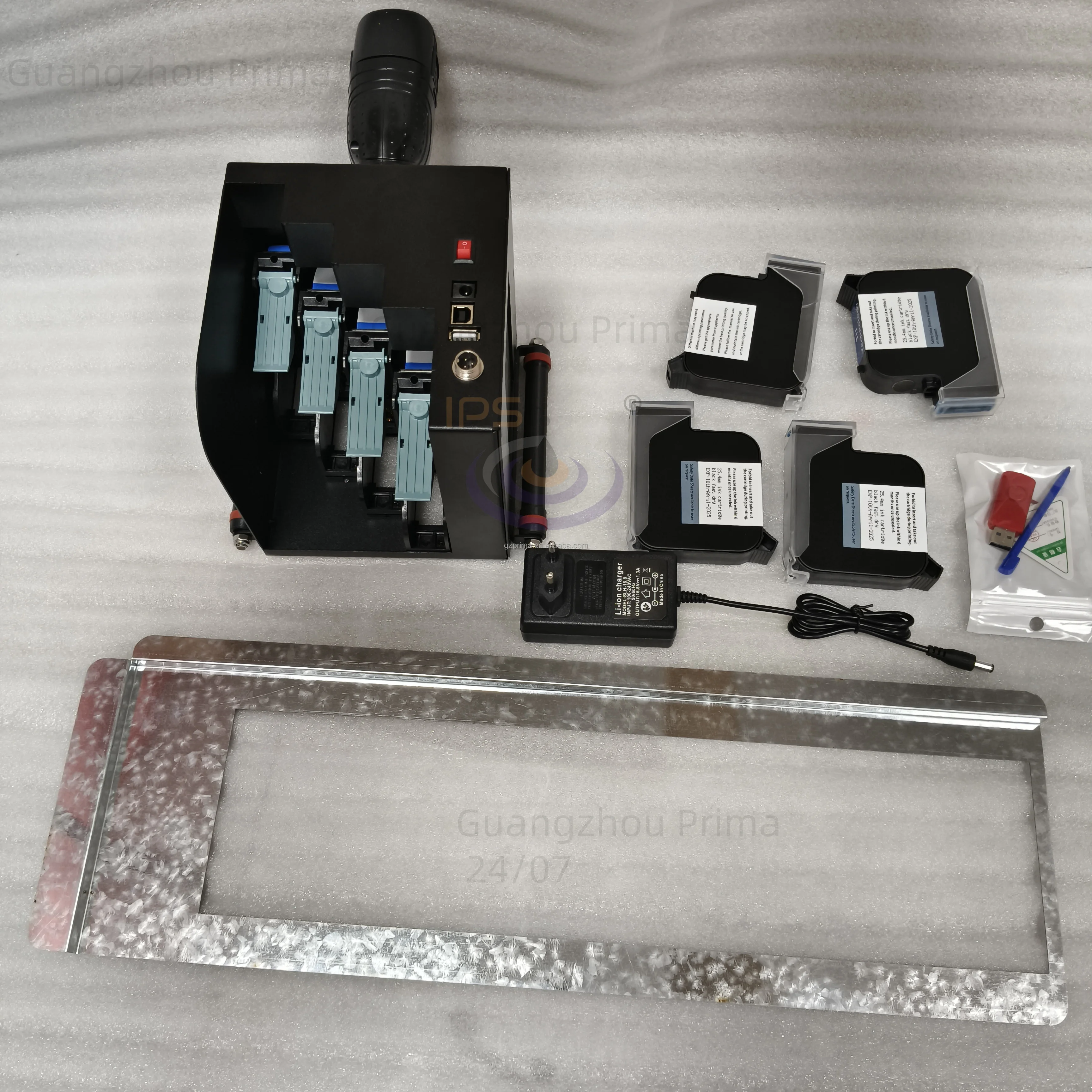 101.6mm Handjet Easy Operate Tij Printer Machine Inkjet Label Printer For Bigger Crougated Box Barcode Qrcode Expiry Date Coding