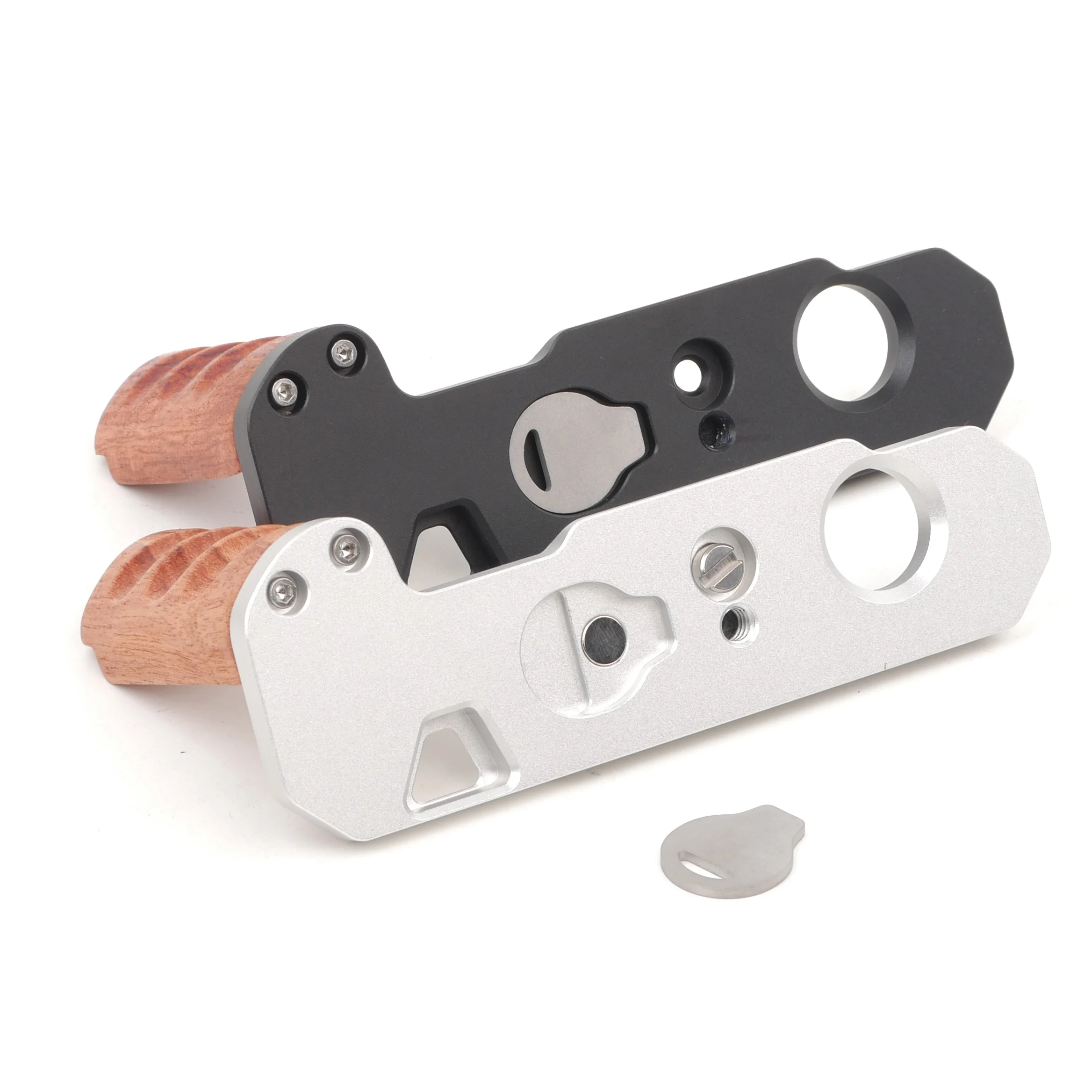 صالح قبضة اليد مقبض خشبي قبضة الخشب L قوس لنيكون نيكون نيكومات FTN FT2 FT3 لوحة الكاميرا ترايبود قوس صالح ARCA RRS LEOFO #3