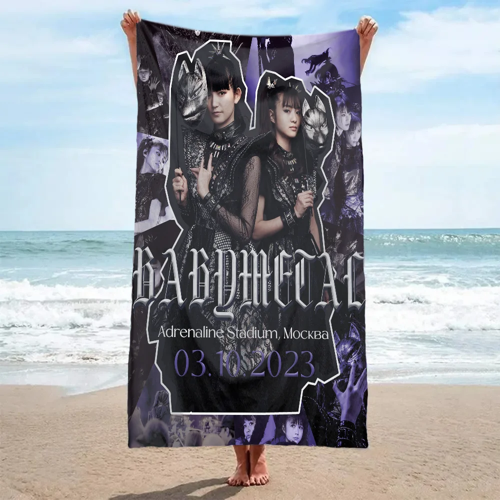 Babymetal Towel towel pattern beach towel quick drying and absorbent Pure Cotton basically never fade