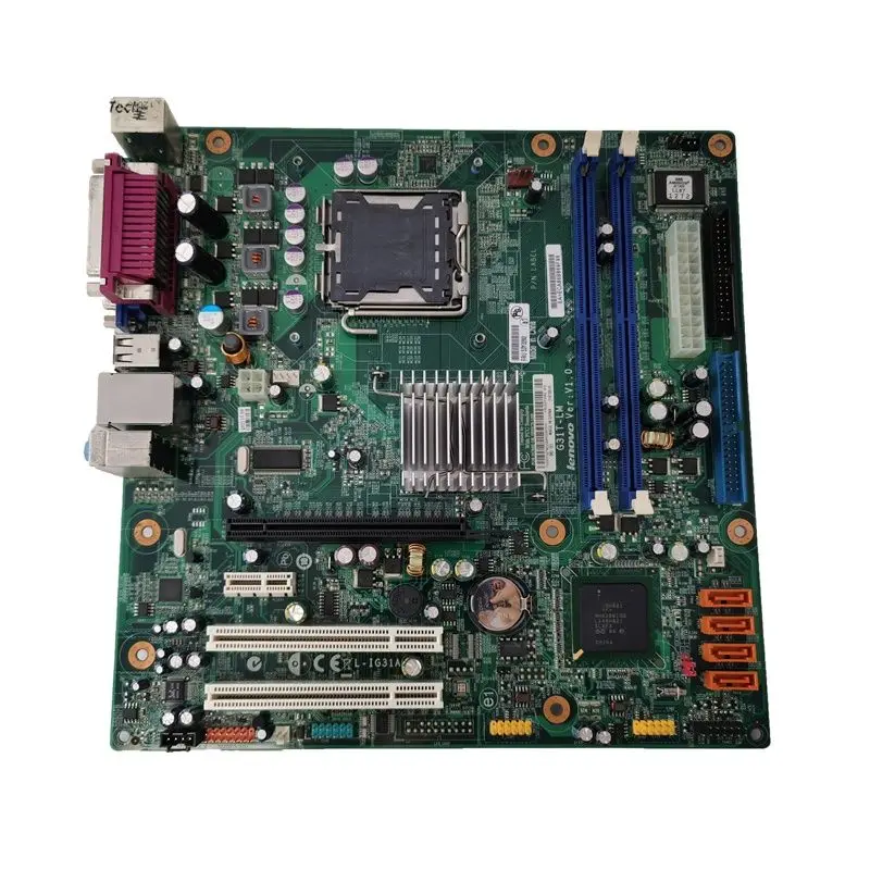 Desktop Motherboard For Lenovo M4600V M4000T T4900V G31T-LM L-IG31A Perfect Test Good Quality