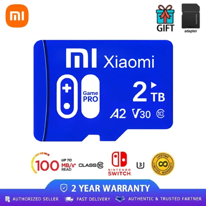 Xiaomi micro tf sd karte 2tb 64gb 32g u3 v30 4k class10 sd flash speicher karte tf karte tarjeta micro card UHS-I karte für laptop pc