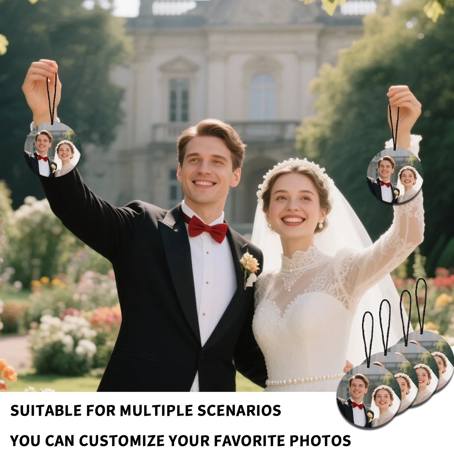 1 قطعة/3 قطعة صورة مخصصة معطّر الهواء للسيارة ، أشكال متعددة ، قلادة مرآة الرؤية الخلفية للسيارة العائلية ، شعار الشركة المخصص ، تذكارية