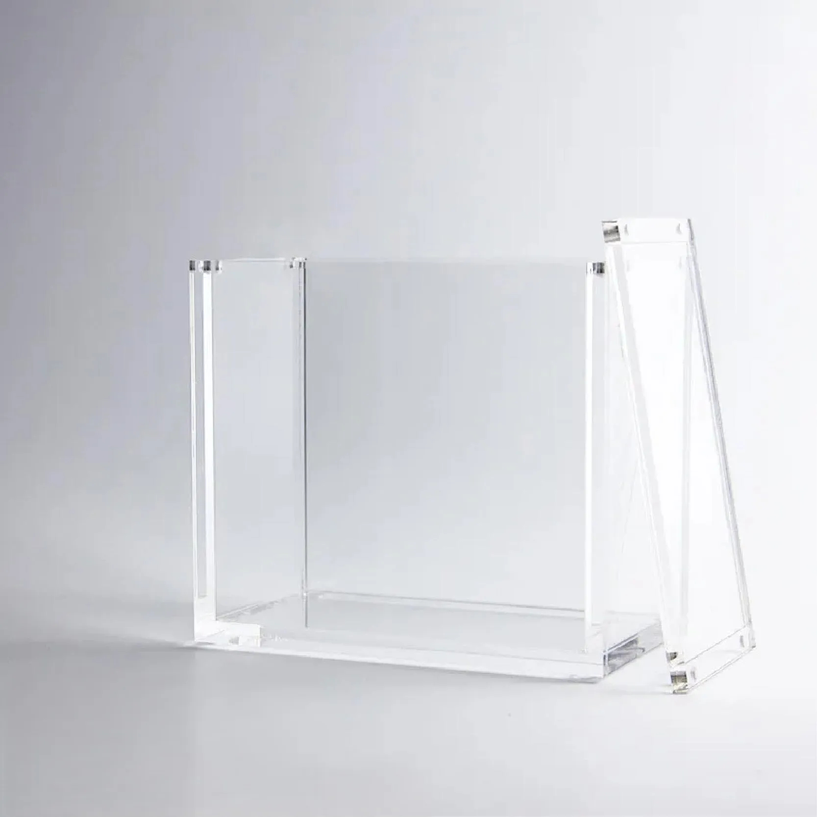 Acrylic Magnetic Display Case with Stackable Design for TCG Booster Box Offering Secure Closure and Card Protection