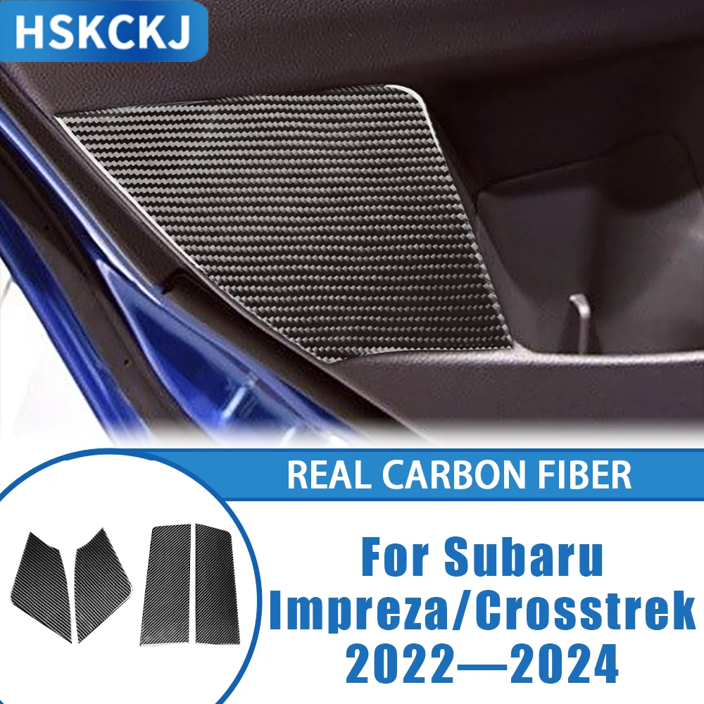 

Car Accessories Carbon Fiber Auto Door Decoration Protector Panel Inrerior Cover Trim Modified Sticker For Subaru WRX 2015—2021