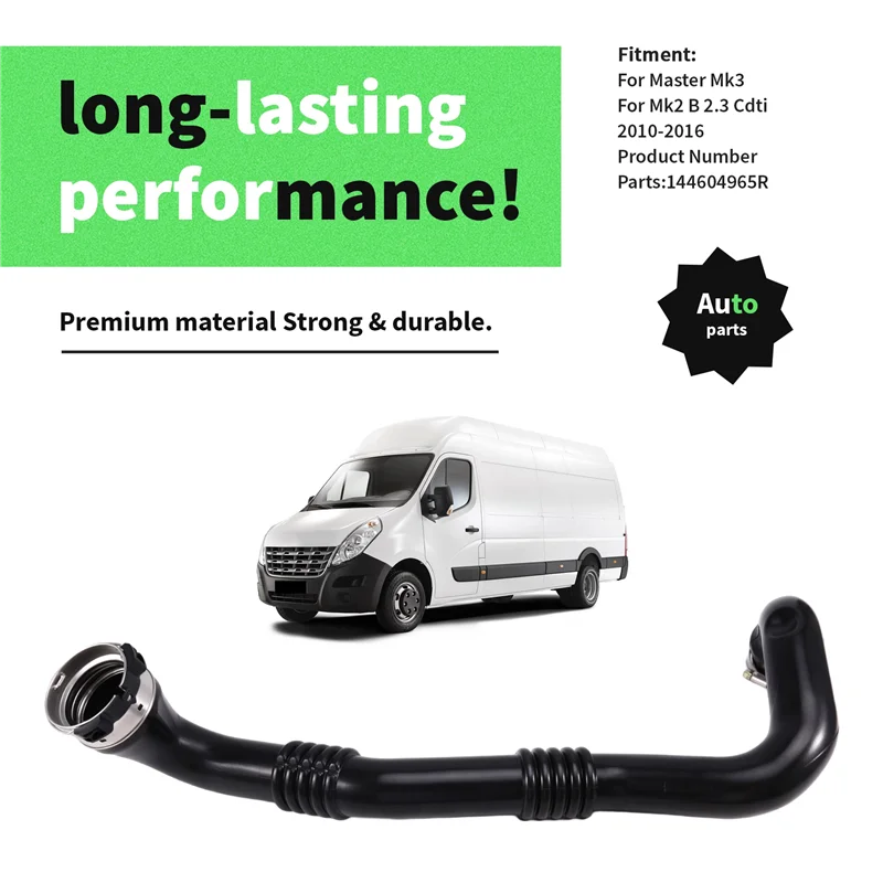Effizienter Auto-Ladeluftkühler-Turboschlauch 144604965R für Renault Master Mk3 Opel Movano Mk2 B 2.3 Cdti 2010–2016
