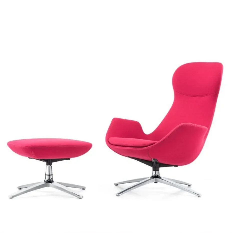 

Aluminum alloy feet, styling cotton, simple, Nordic, single art chair