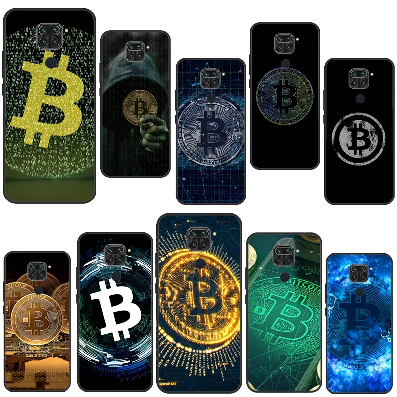 Bitcoins Coin Case For Xiaomi Redmi Note 11 10 9 8 12 Pro Plus 12S 11S 10S Cover For Redmi 12C 10C 10A 9C