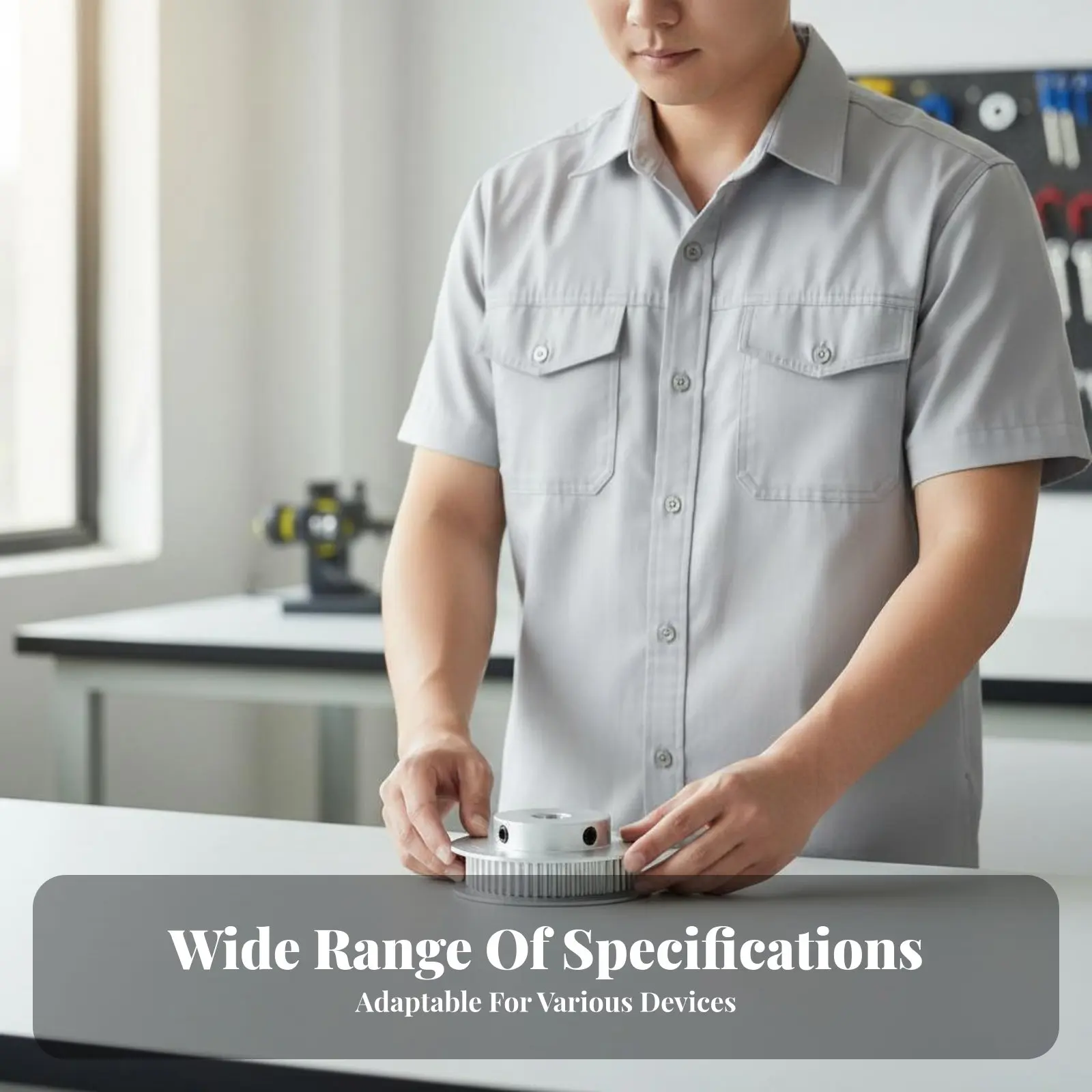 GT2 Timing Pulley 2GT Synchronous Wheel Three-Dimensional Printer Belt Pulley Lubrication-Maintenance-No-Maintenance Synchronous view 3