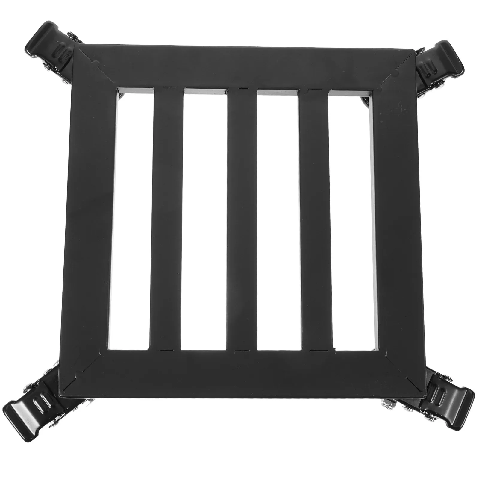 Heavy Duty Metal Flower Pot Stand With Wheels Durable Plant Riser Base For Indoor Outdoor Garden Decor Planter Tray
