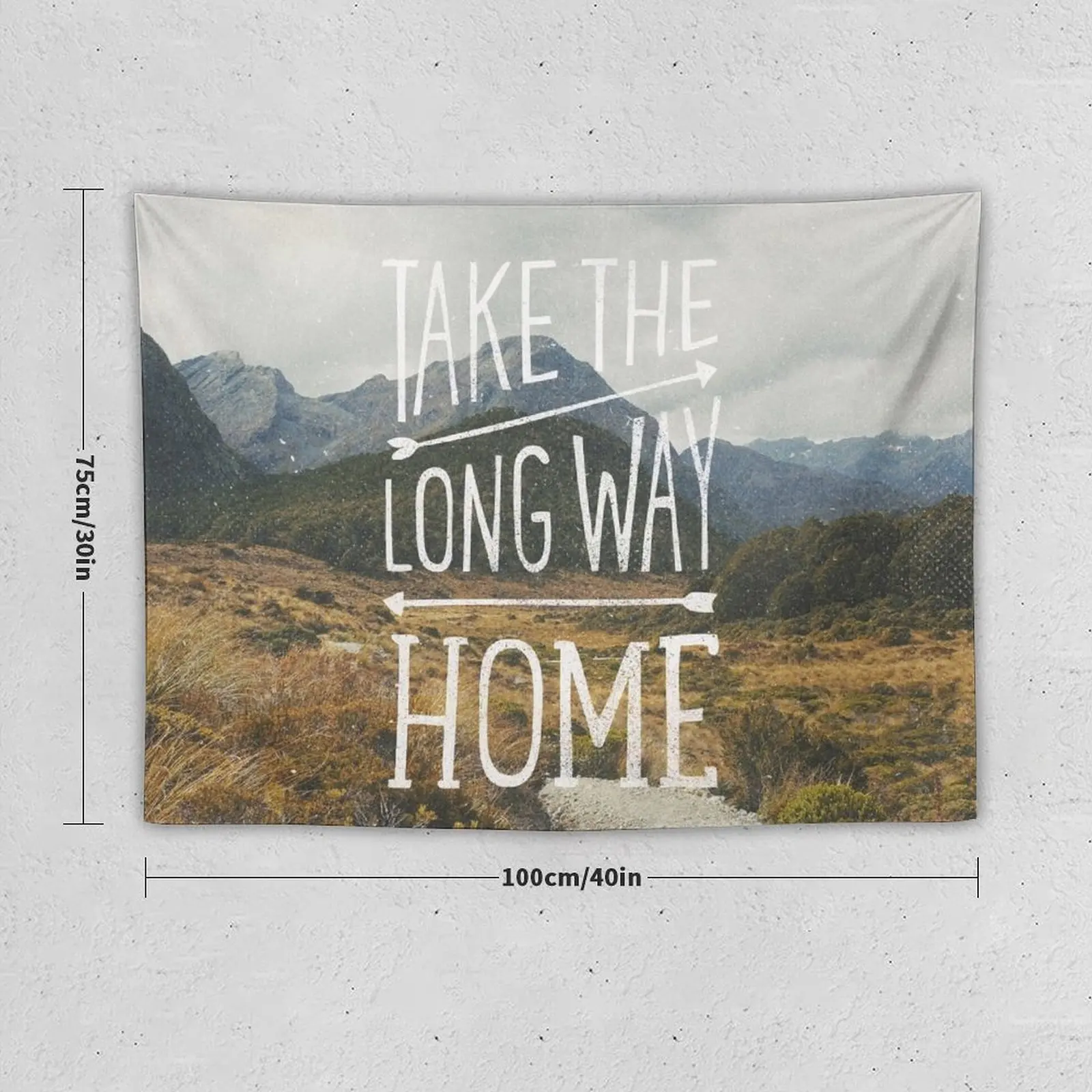 TAKE THE LONG WAY Tapestry House Decoration Anime Decor Home Decorating Wall Tapestries Tapestry