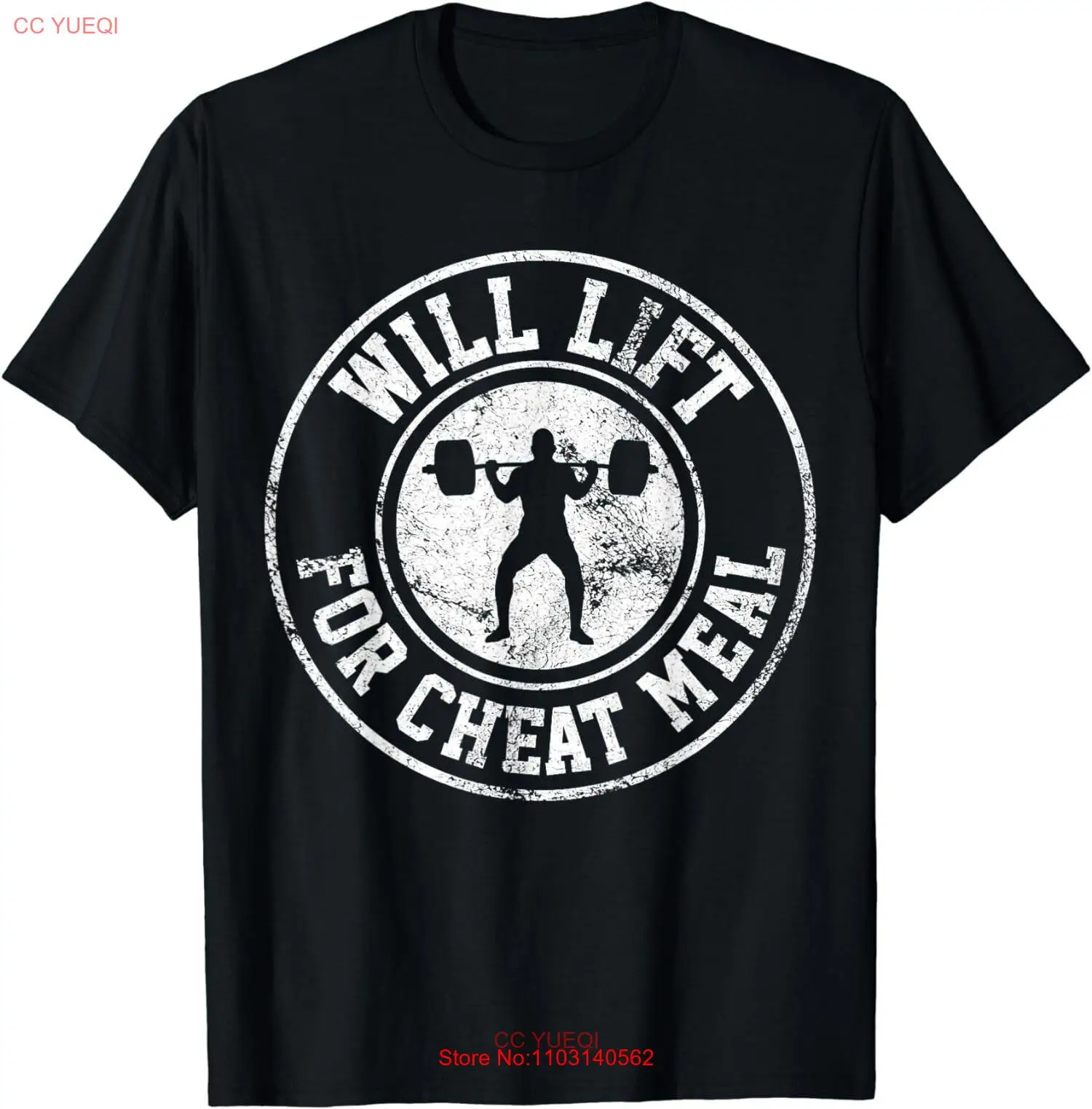 NEW LIMITED Will Lift For Cheat Meal Powerlifting Funny Gym Workout T-Shirt